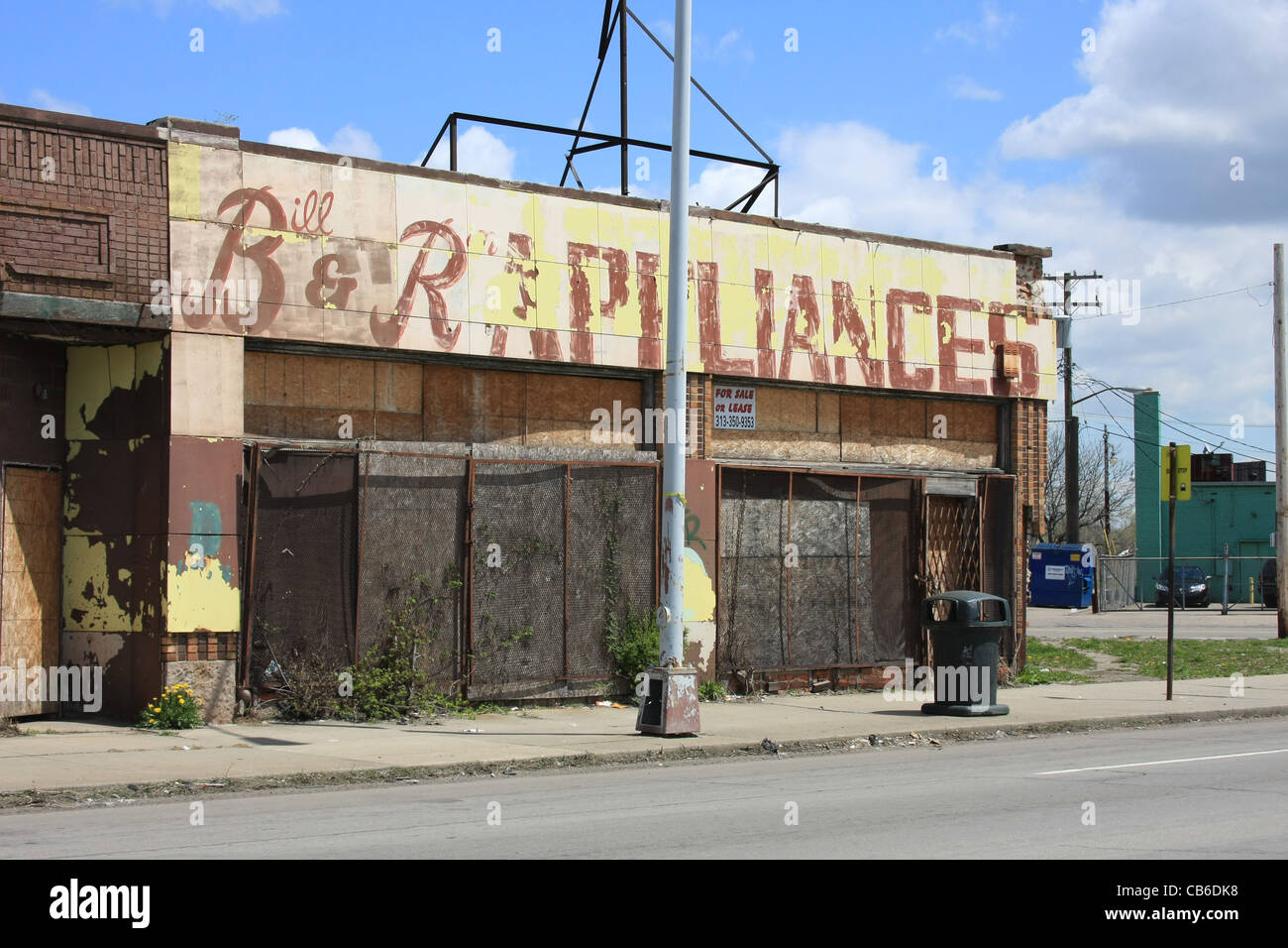 Detroit urban blight hires stock photography and images Alamy