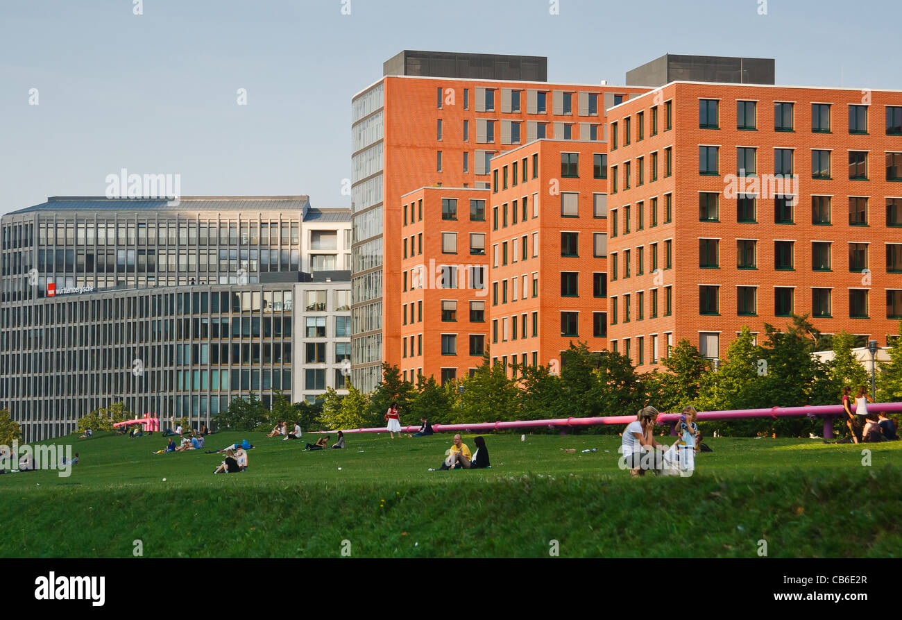 Modern buildings next to Potsdamer Platz. . Berlin, Germany. Stock Photo