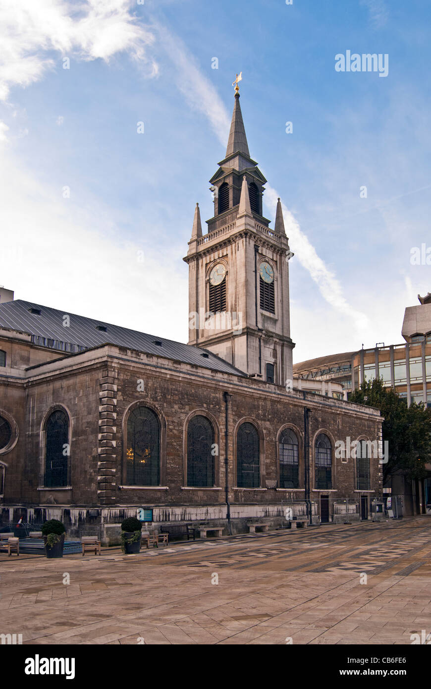 St Lawrence Jewry, Guildhall Yard, London Stock Photo