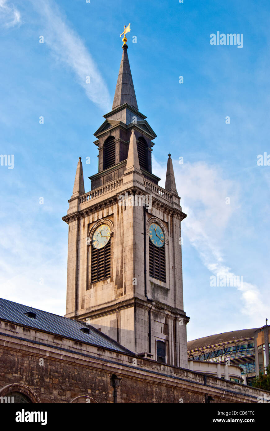 St Lawrence Jewry, Guildhall Yard, London Stock Photo