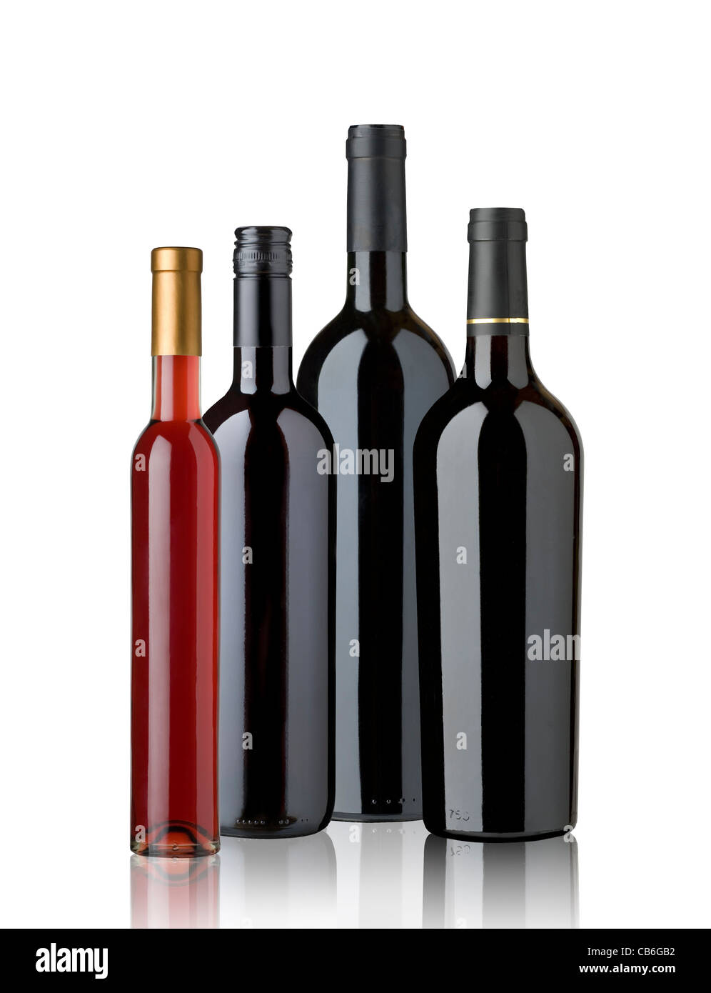 Different Types Of Glass Bottles Stock Photos & Different Types Of