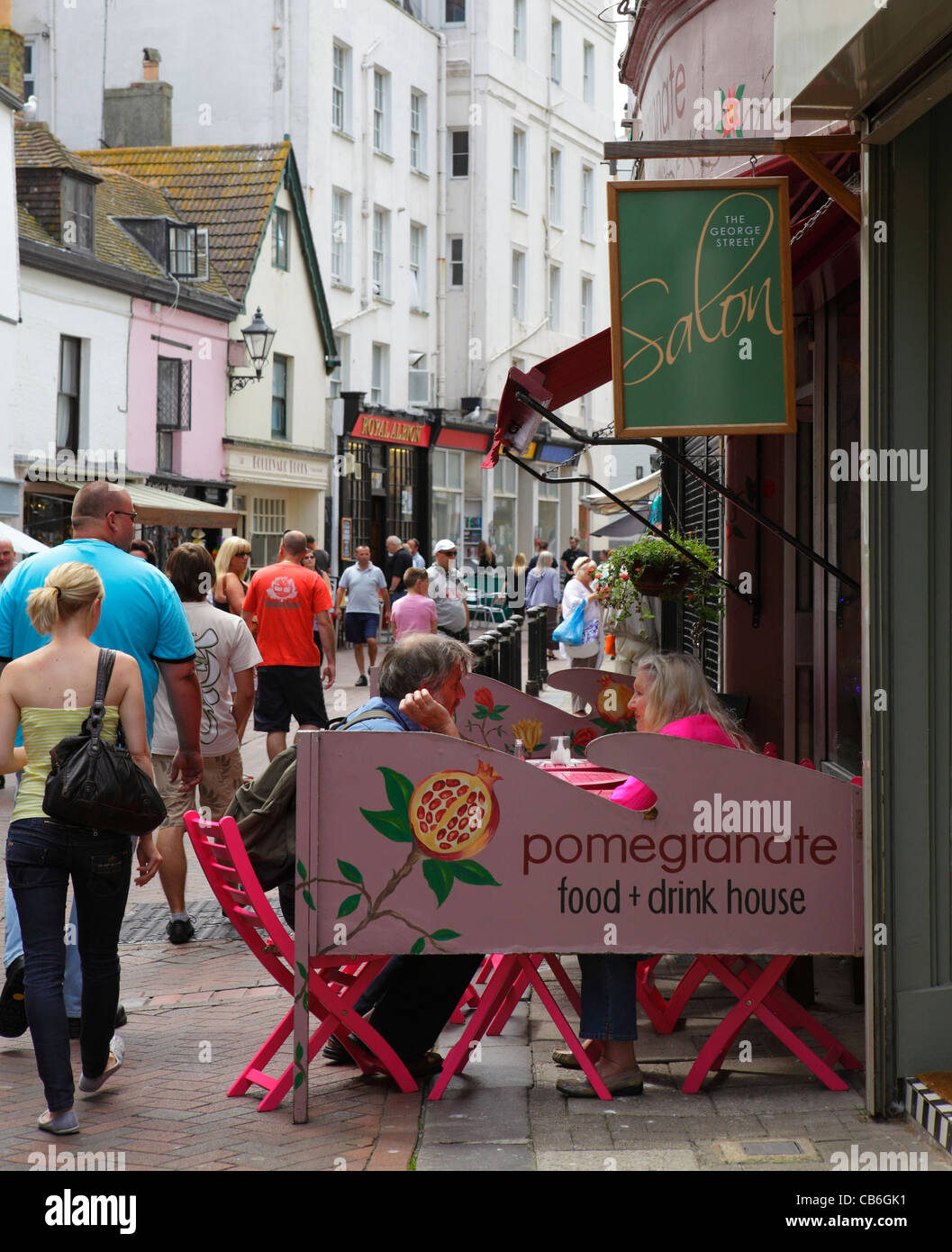 Street Hastings East Sussex UK Stock Photo Alamy