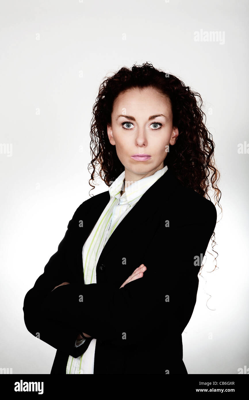 business woman shot in the studio Stock Photo - Alamy