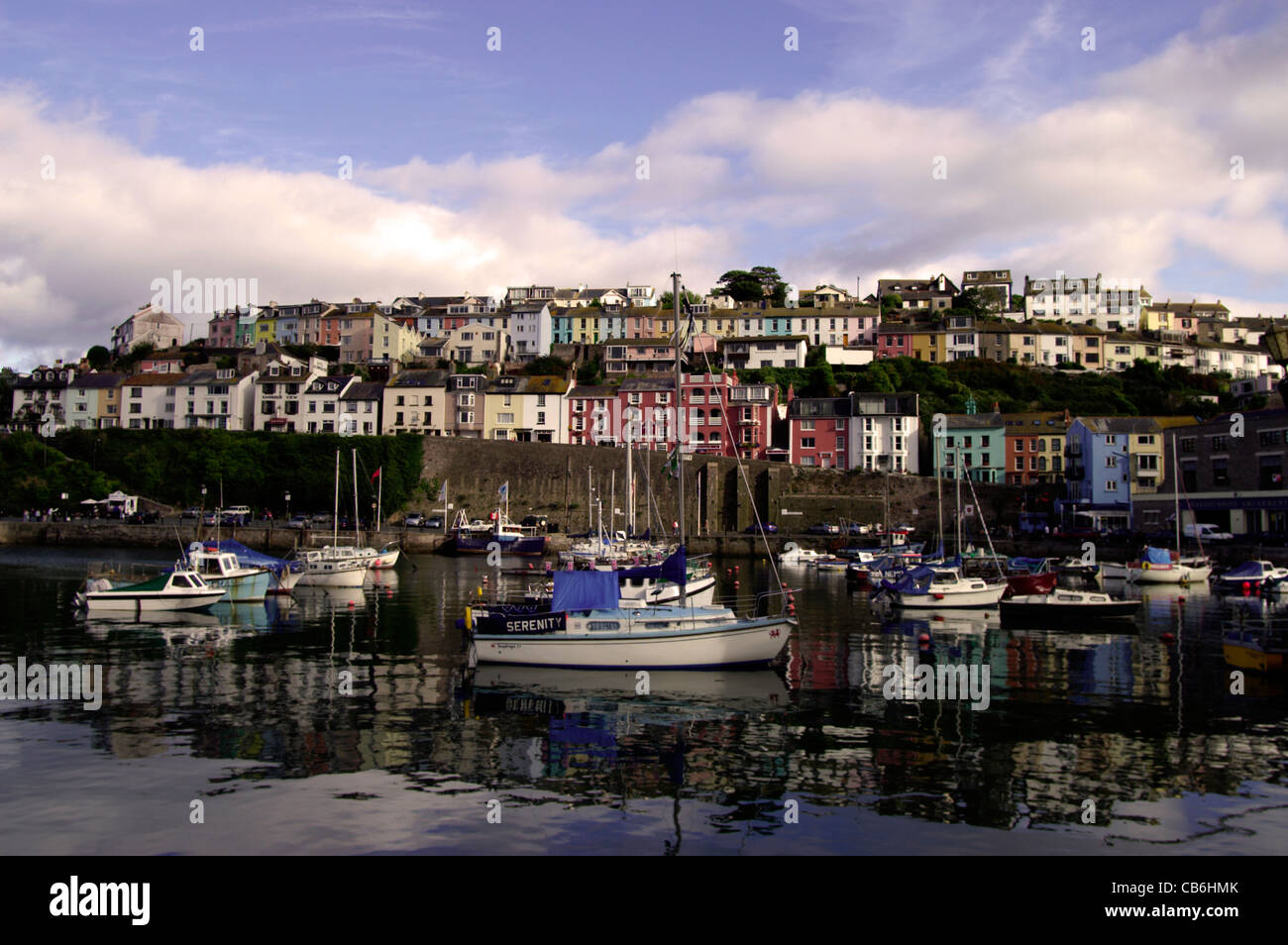 Brixham Harbour Devon England Stock Photo