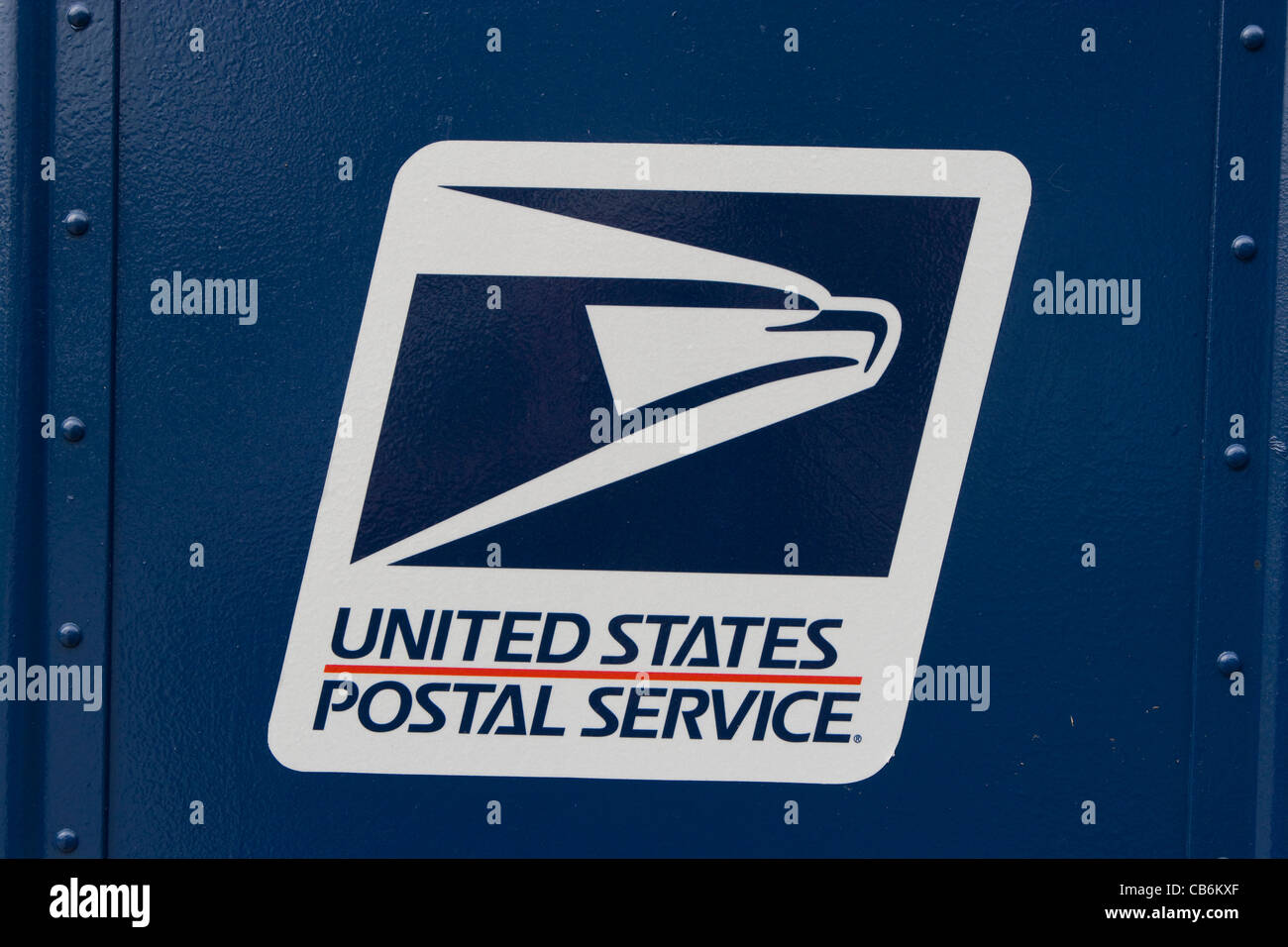 USA: postal service logo Stock Photo