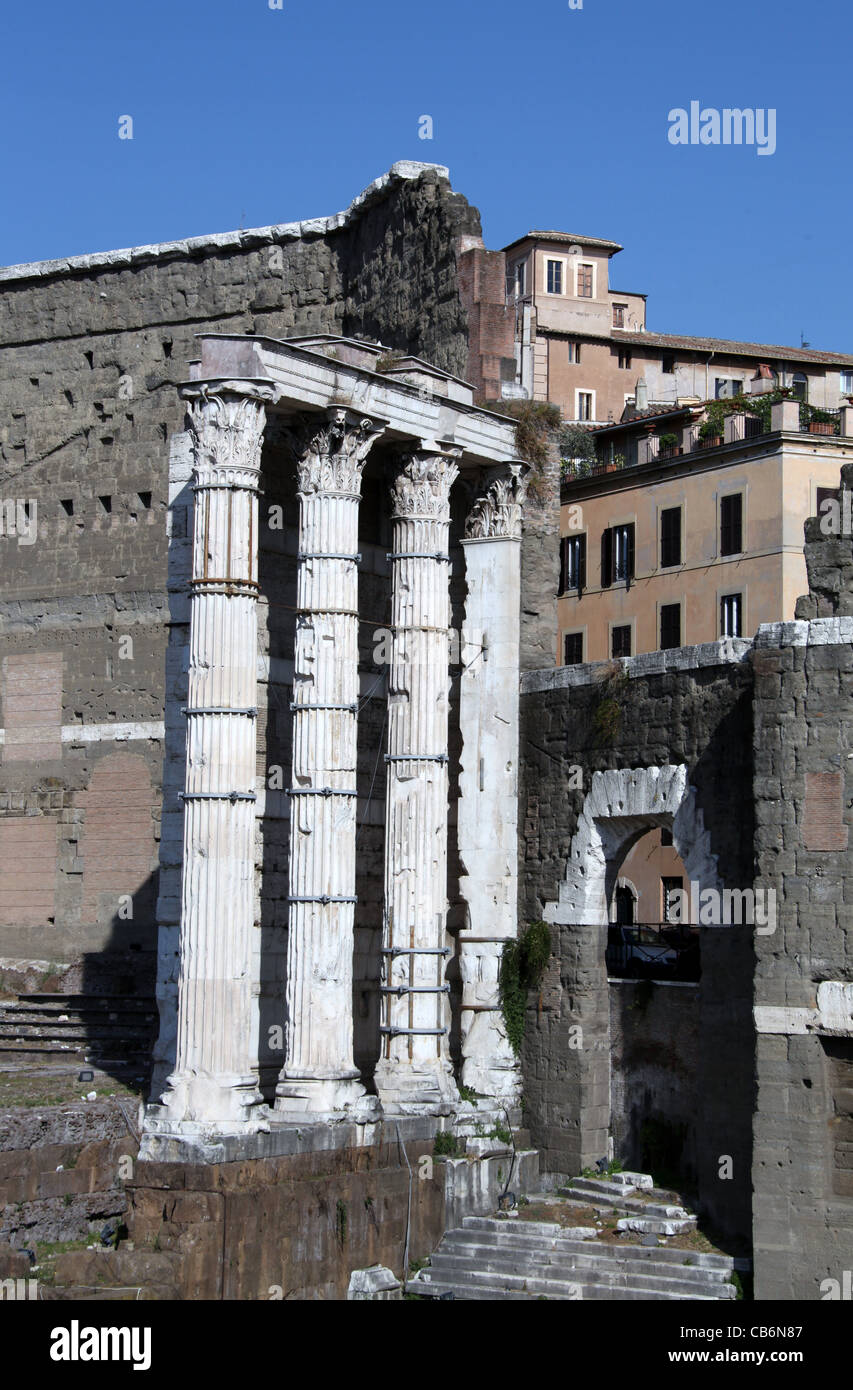 Temple of Mars Ultor Stock Photo Alamy