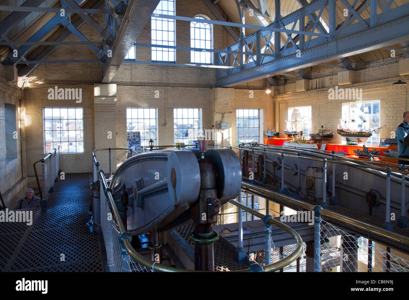 Eastney Beam Engine House Portsmouth Stock Photo Alamy