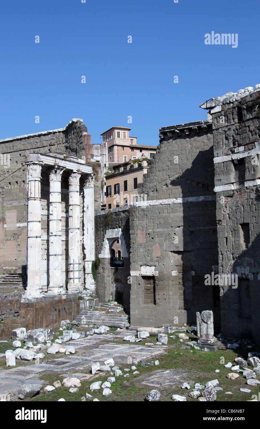 Temple of Mars Ultor Stock Photo Alamy