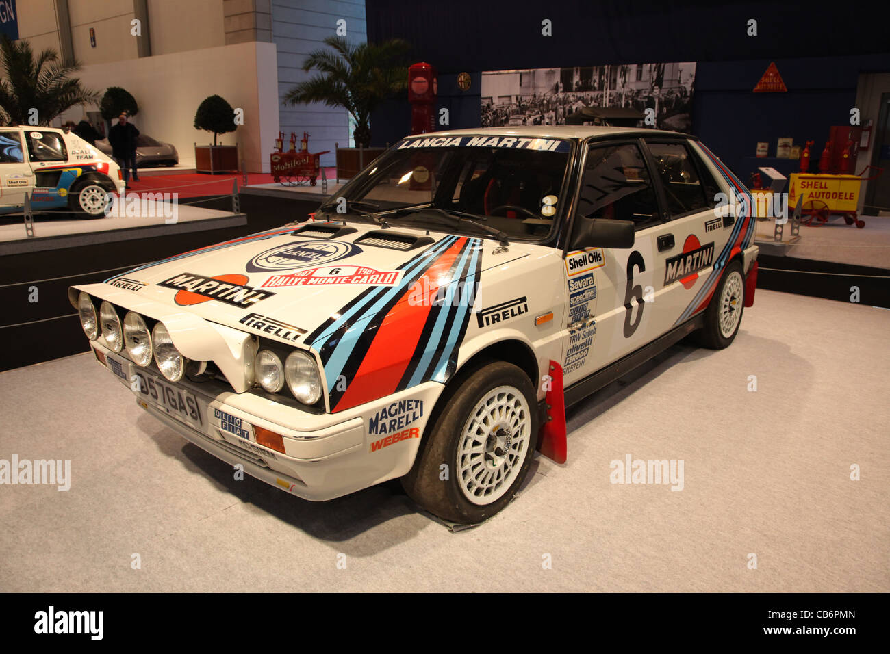 Lancia Delta H.F. Integrale shown at the Essen Motor Show in Essen, Germany, on November 29, 2011 Stock Photo