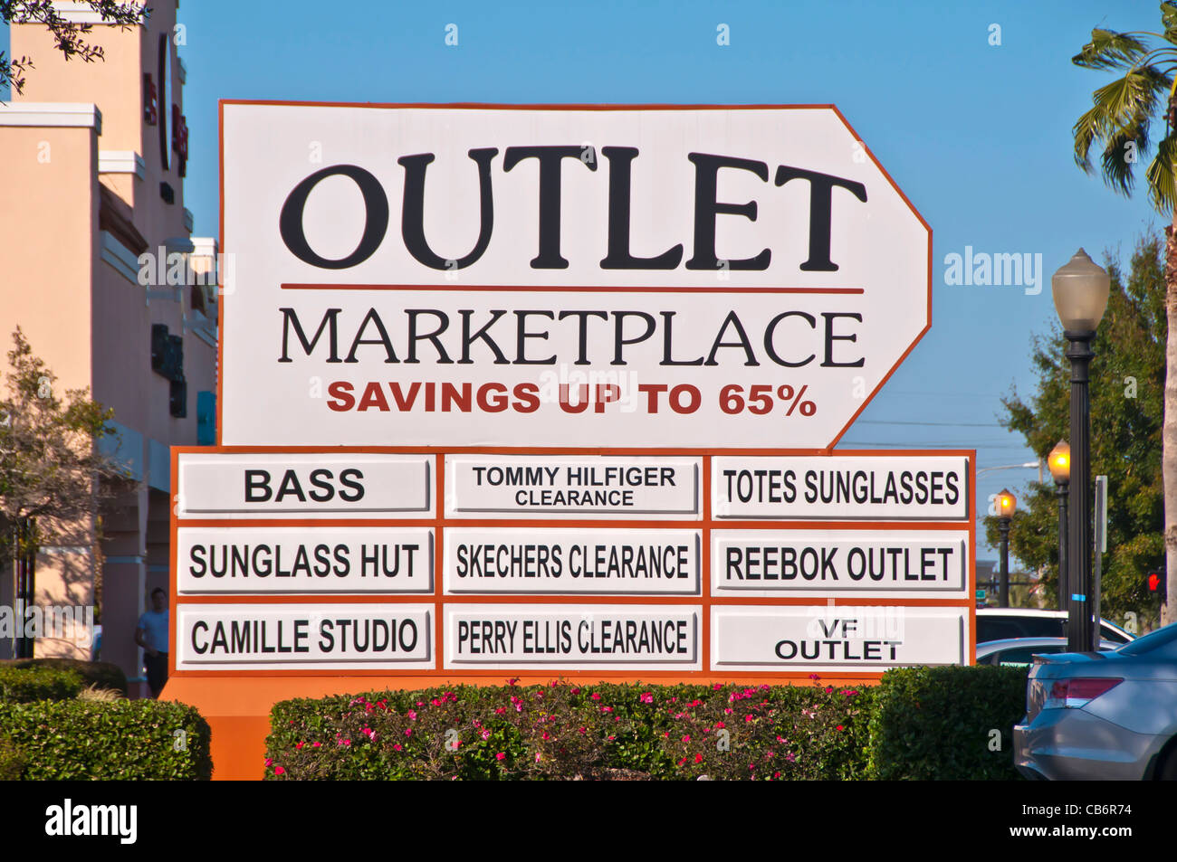 Orlando Florida, Outlet Marketplace Discount Shopping Mall International Drive Stock Photo