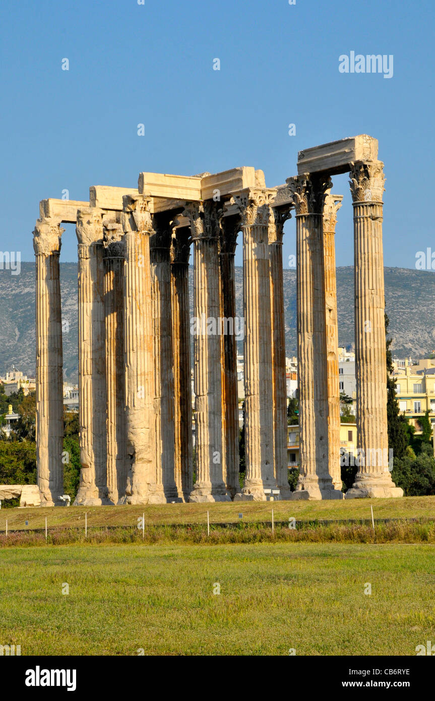 Temple Olympian Zeus Athens Greece Stock Photo