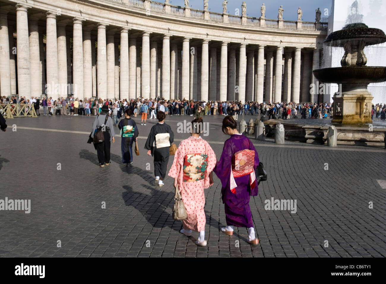 Japanese Embassy Rome Japanese women in visit at the Vatican Rome Italy Stock Photo - Alamy
