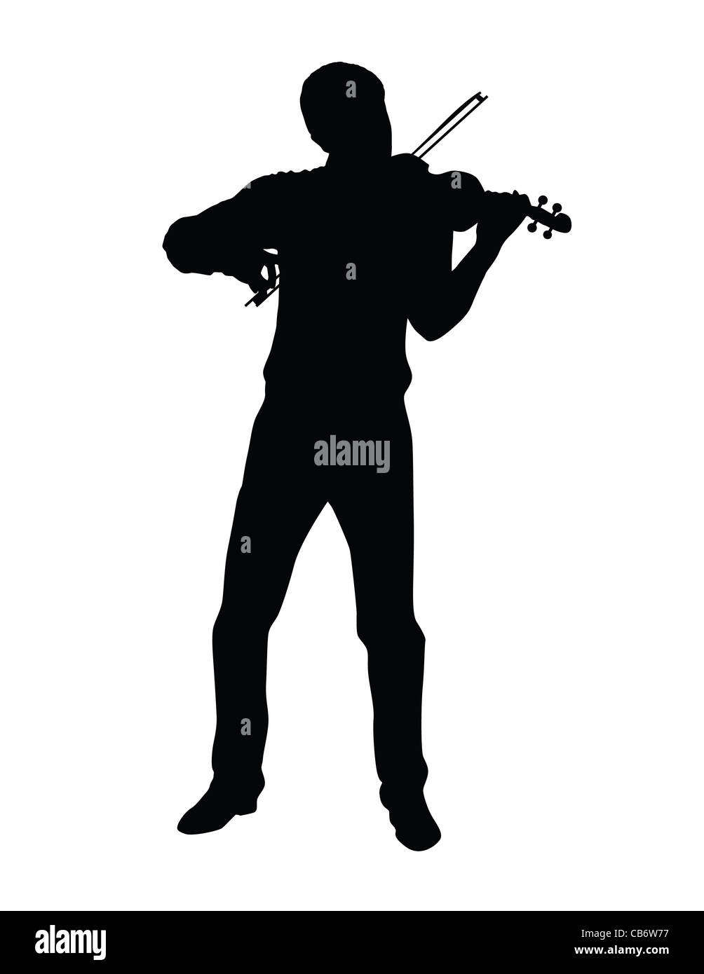 Man violin silhouette hires stock photography and images Alamy