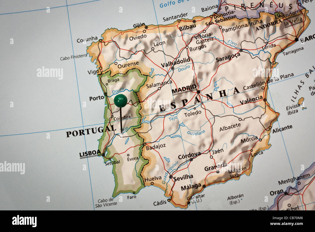 Foto de Mapa De Espanha E De Portugal e mais fotos de stock de Mapa - Mapa,  Espanha, Madrid - iStock