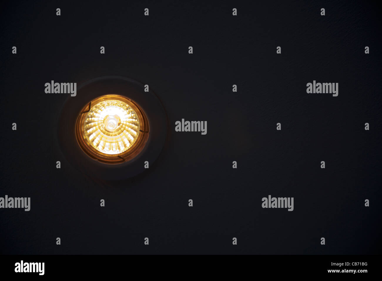 Halogen Light Fitting Stock Photo Alamy
