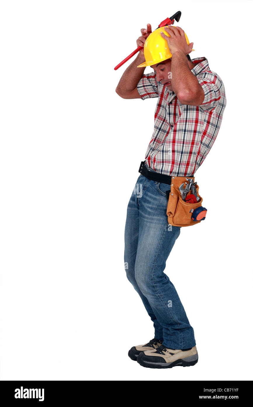 Girl screaming afraid hi-res stock photography and images - Alamy