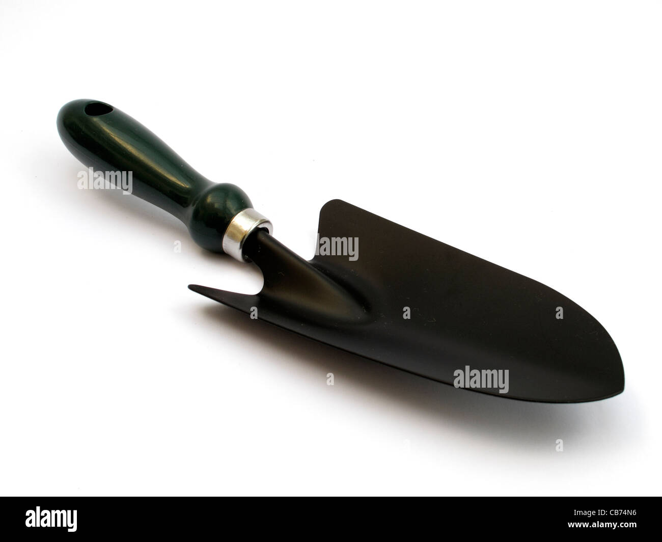Cutout of garden trowel on a white background Stock Photo