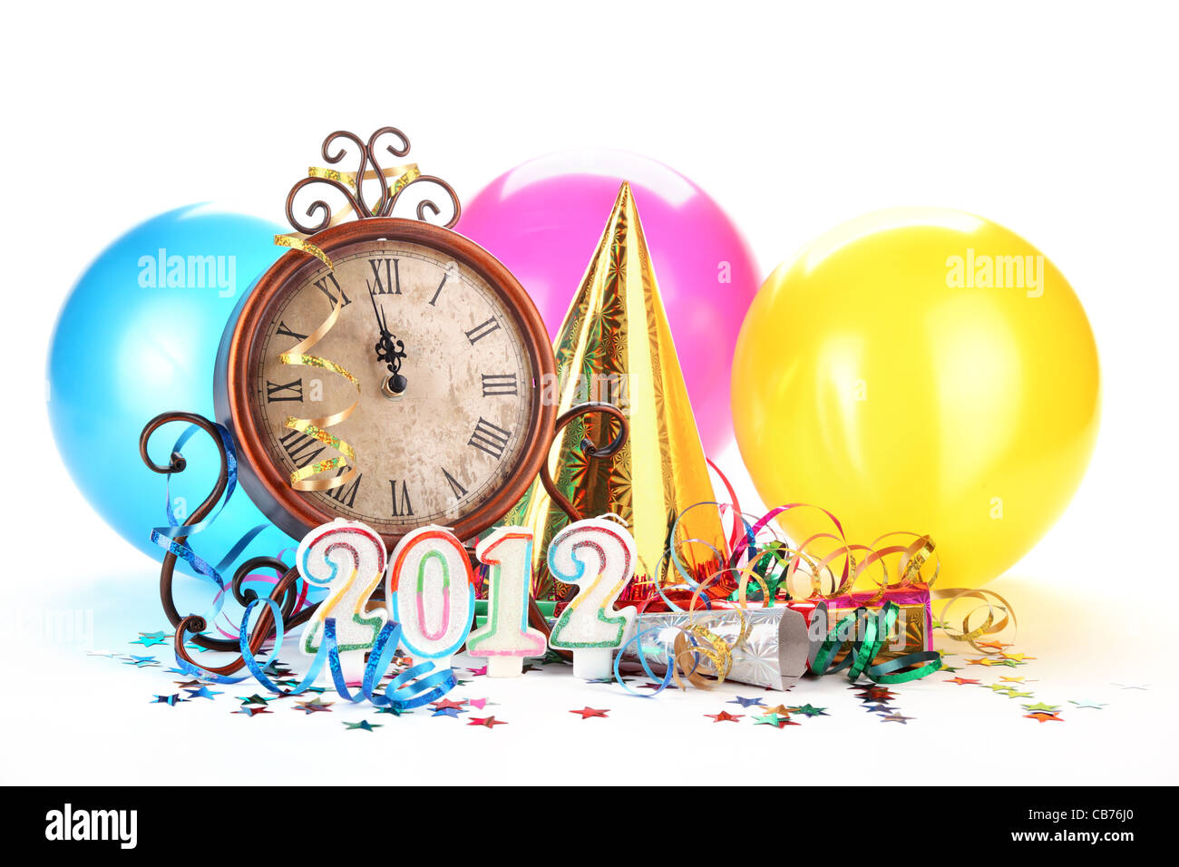 2012 New Year Decoration Stock Photo