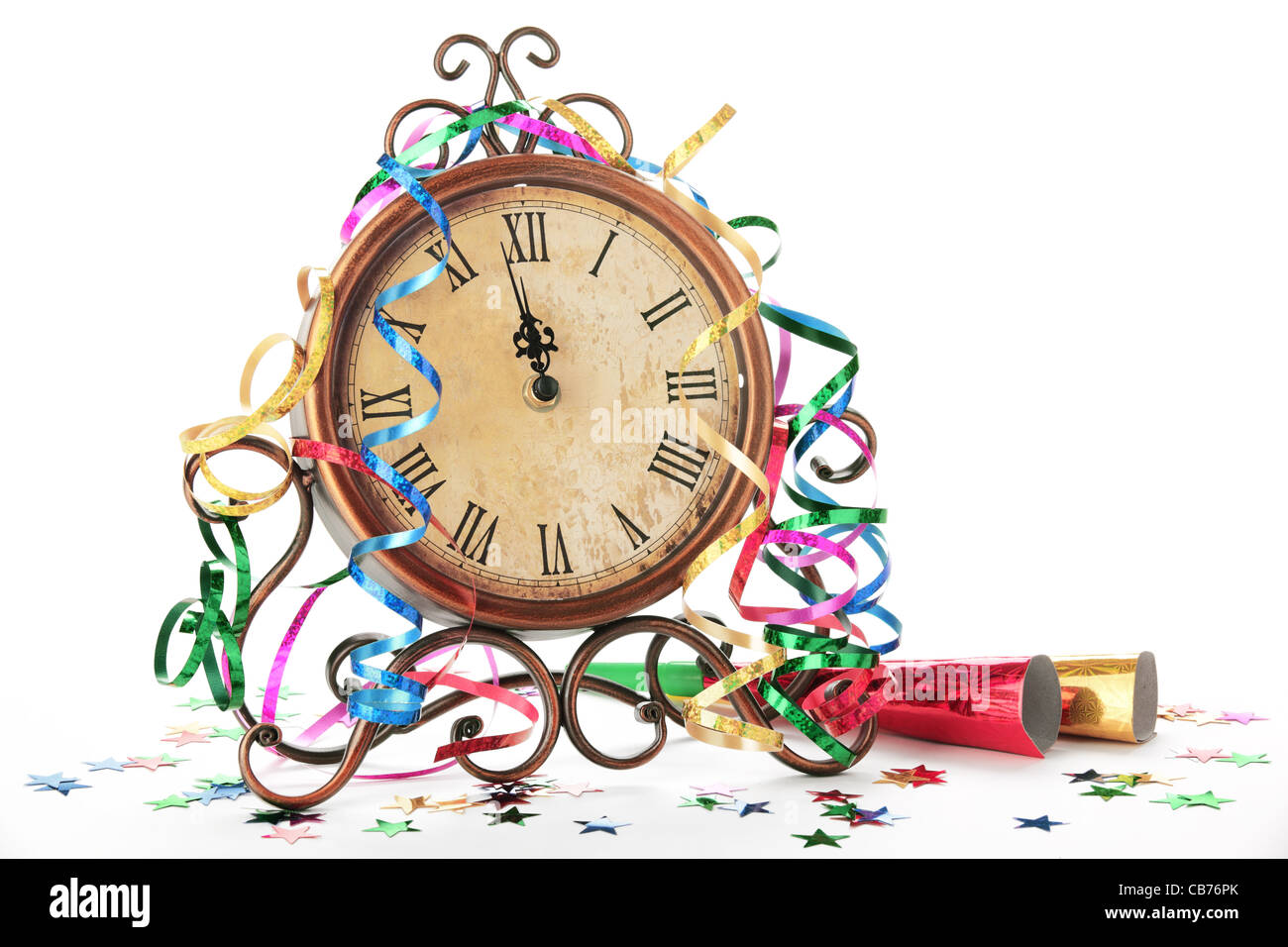 New year's party decoration Stock Photo