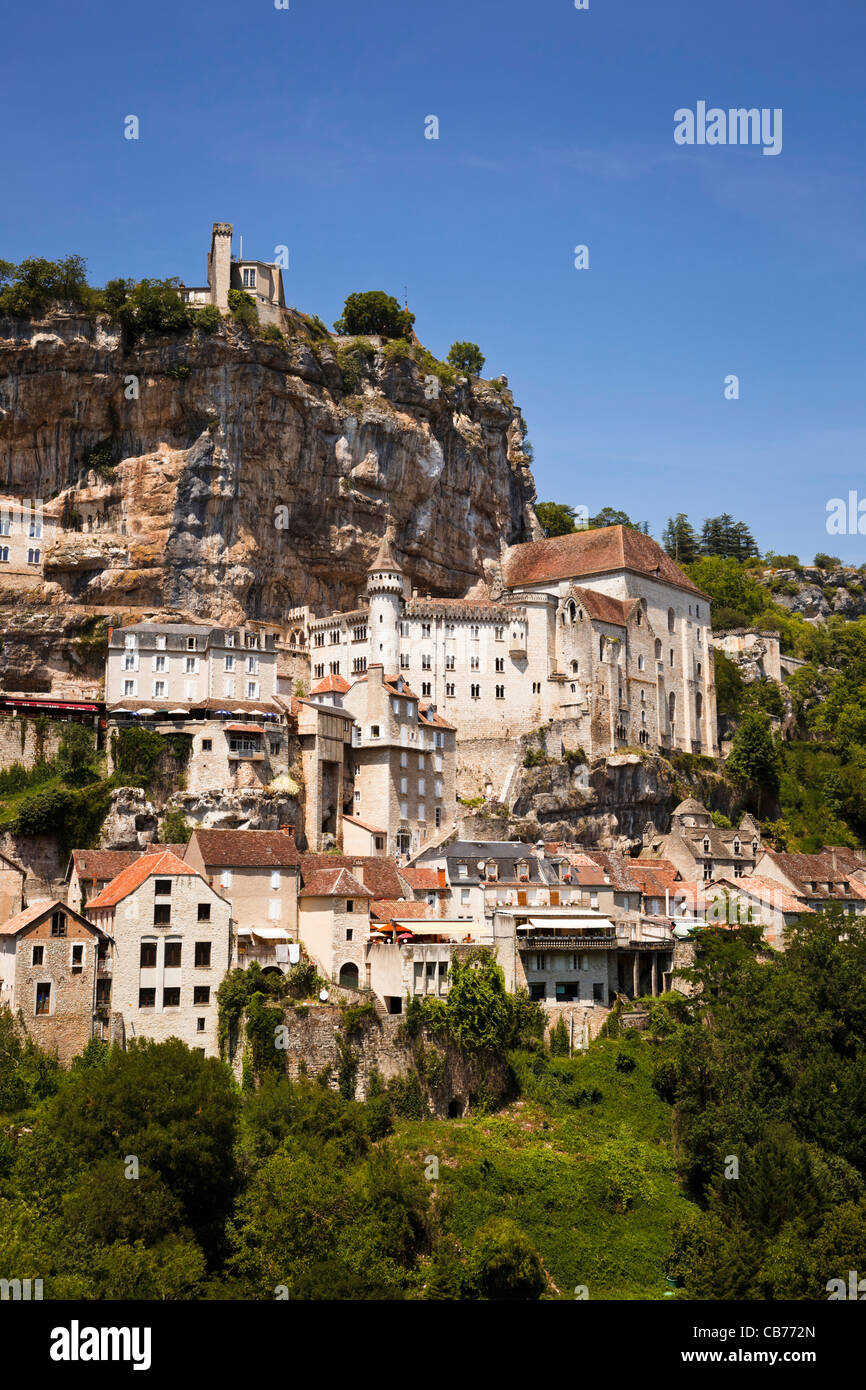 Rocamadour, the Lot, France, Europe Stock Photo