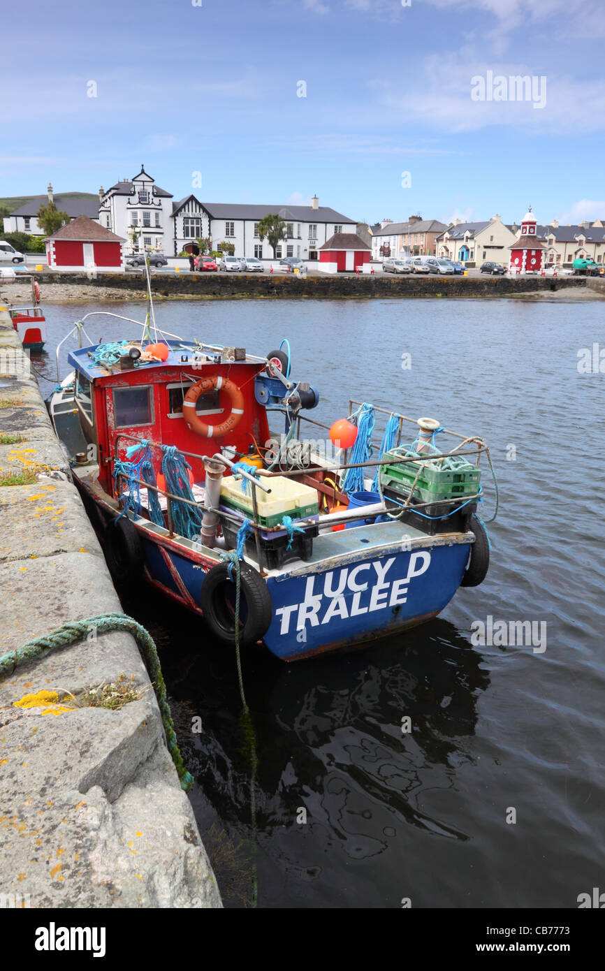 Harbour and waterfront at Knight's Town, Valentia Island, County Kerry