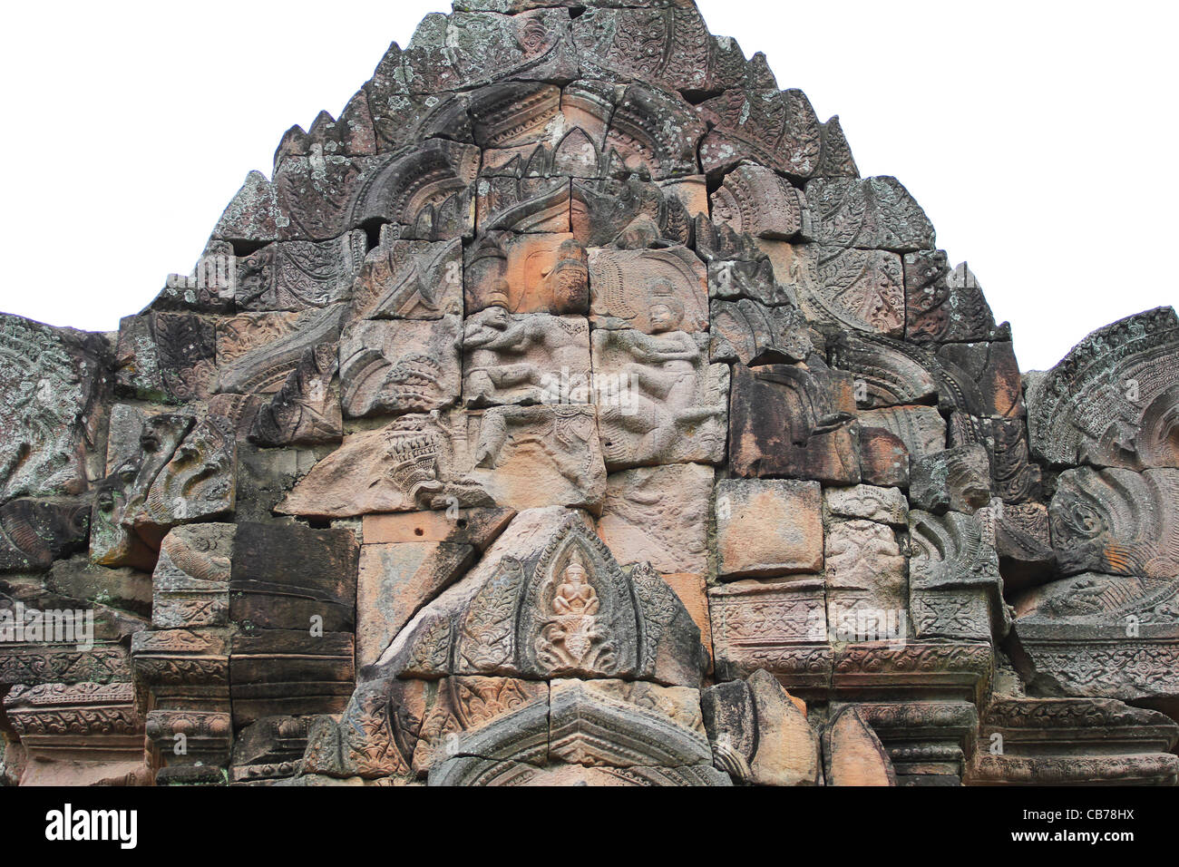 Phanomrung Cambodian ancient temple on the Thailand, Cambodian border. Stock Photo