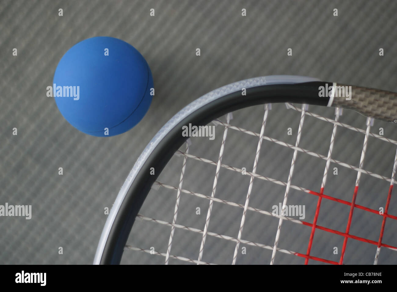 Squash racket and ball Stock Photo Alamy