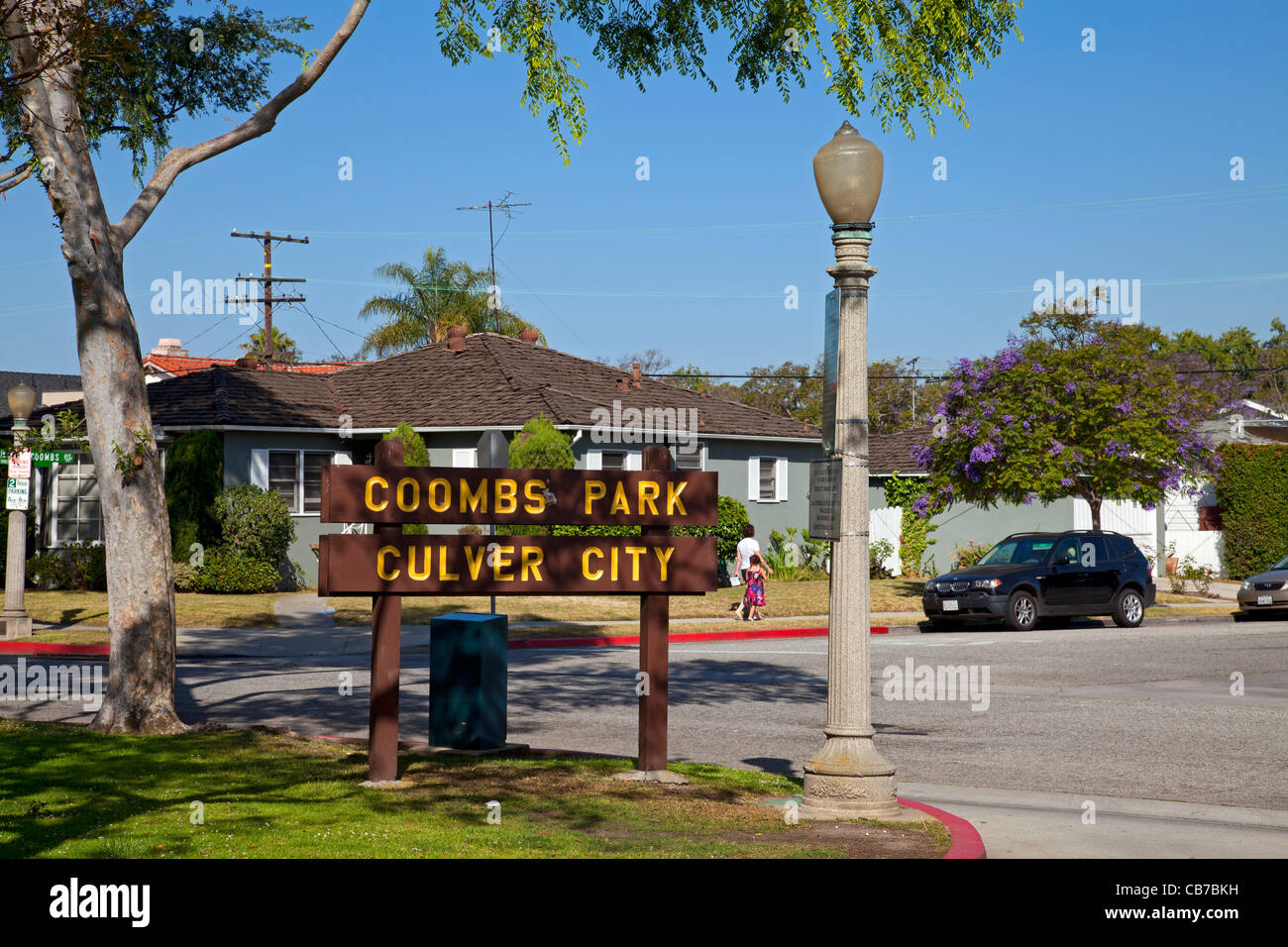 Coombs Park, Vets Park neighborhood, Culver City, Los Angeles, California,  USA Stock Photo - Alamy