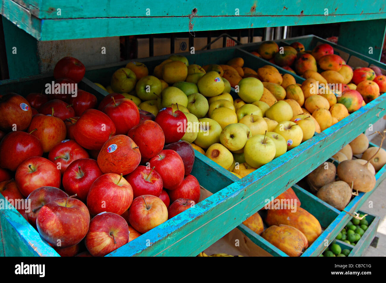 Fruit Stand, Leona Vicario, Mexico Stock Photo Alamy