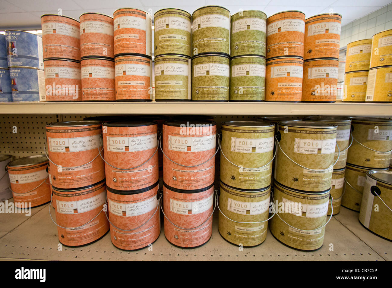 Environmentally friendly paints such as Yolo and Benjamin Moore’s Natura contain no VOC's