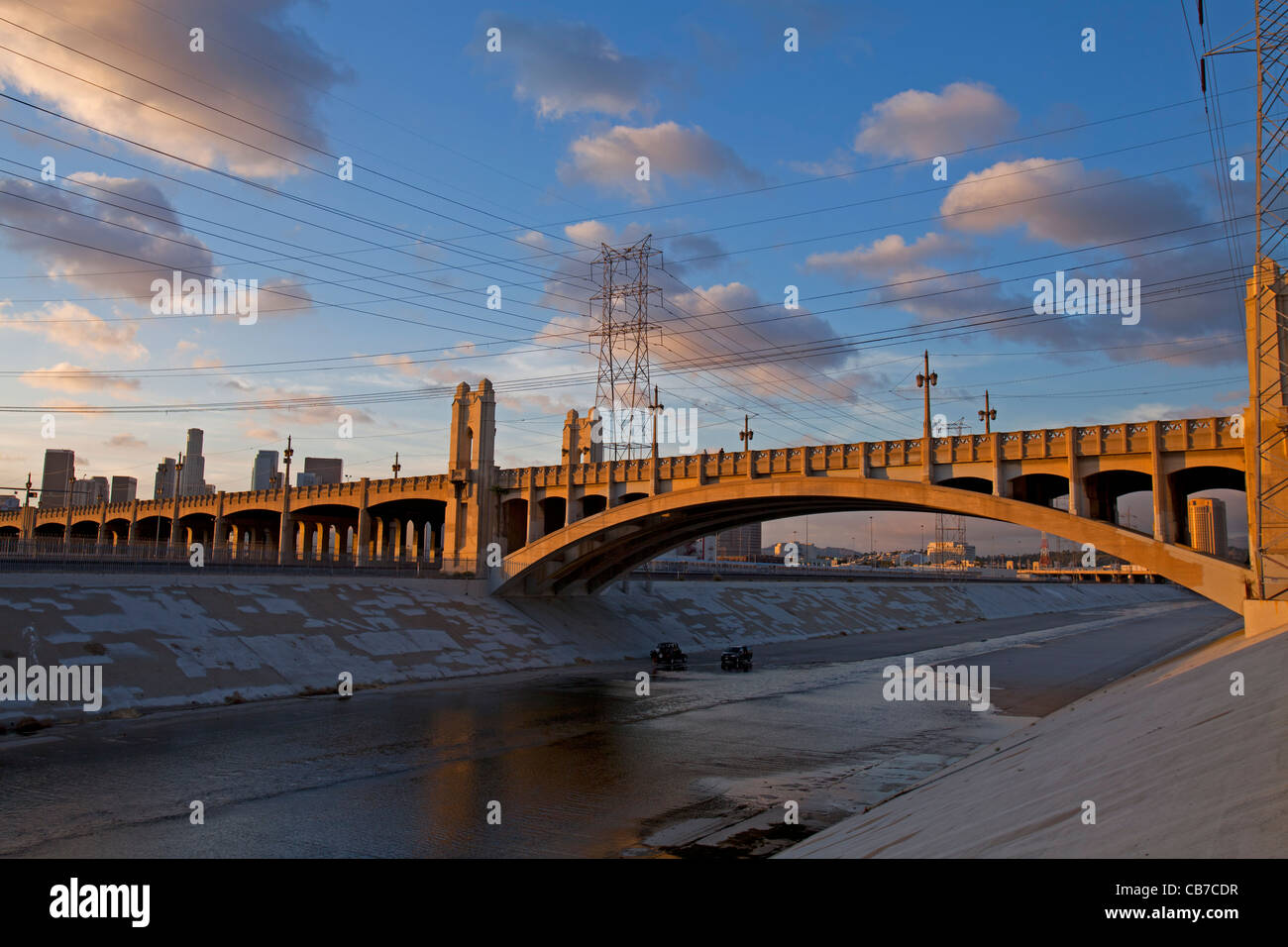 4th Street Bridge over the Los Angeles River, Downtown Los Angeles