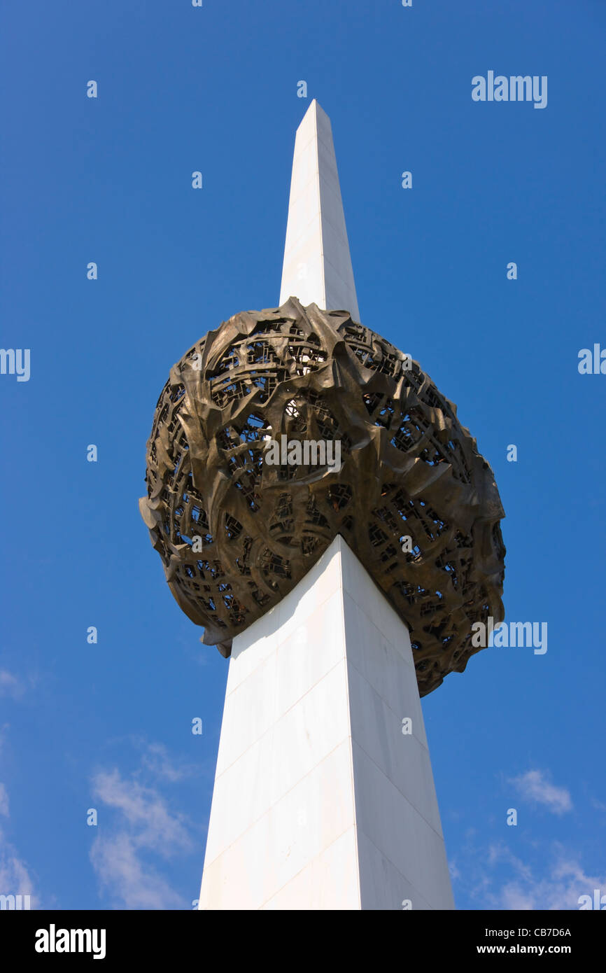The Rebirth Memorial (Eternal Glory to the Romanian Revolution and Its Heroes) from December 1989, Bucharest, Romania Stock Photo