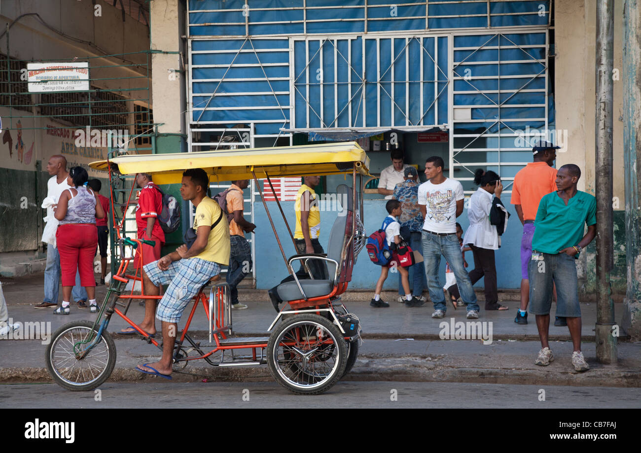 Street Scene, Havana (La Habana), Cuba Stock Photo
