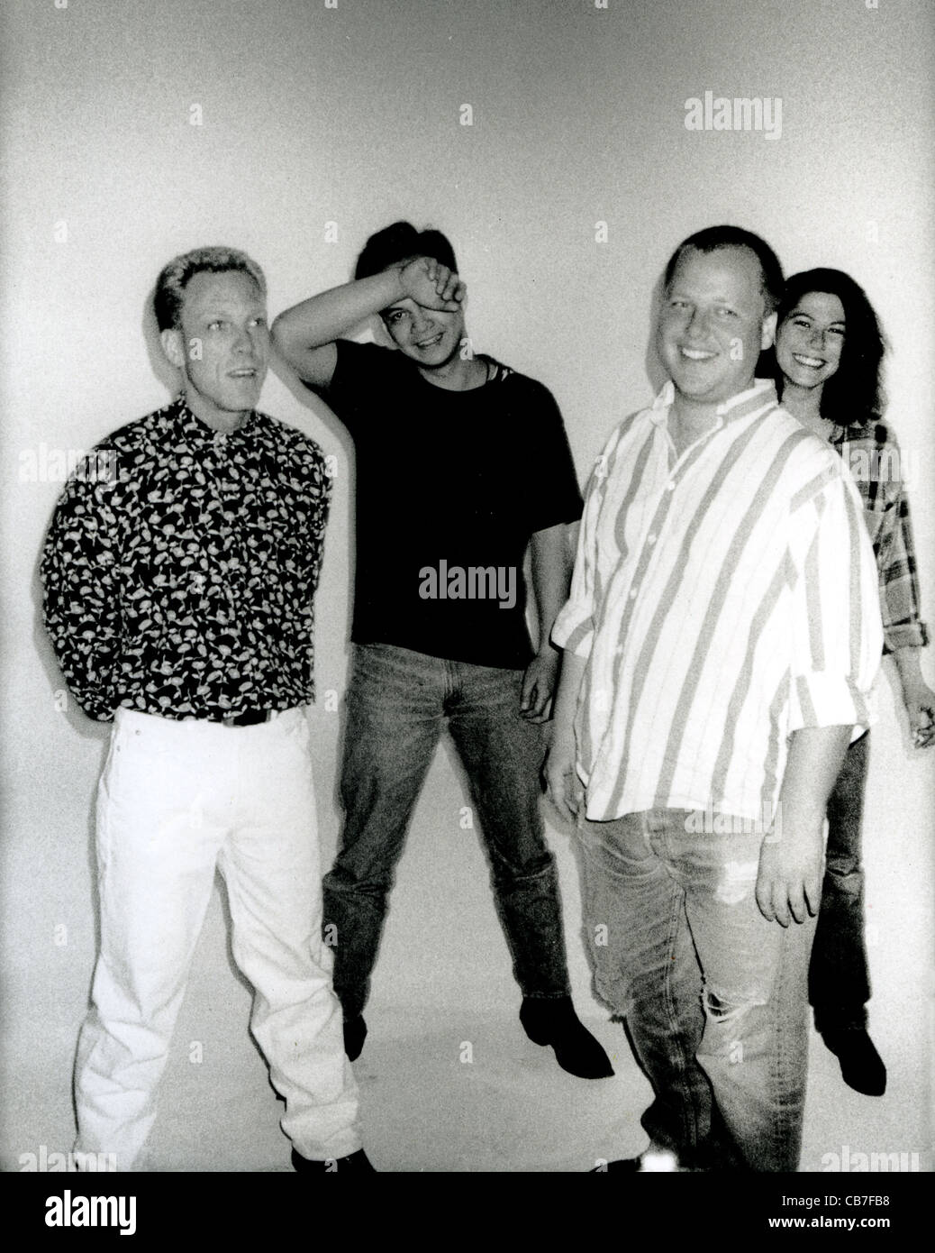 THE PIXIES Promotional photo of  US rock group about 1990 with Black Francis second from right  Photo Kevin Westenberg Stock Photo