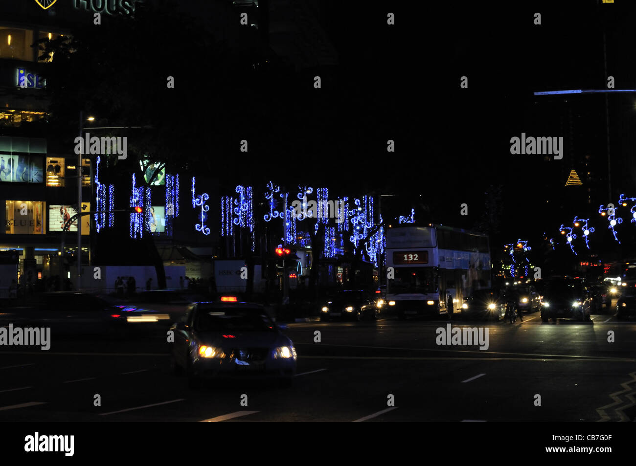 Singapore Orchard Road Christmas lights Stock Photo Alamy
