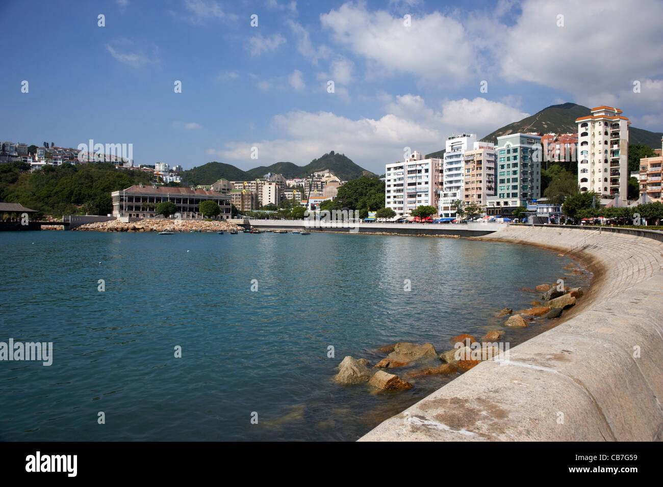 stanley waterfront with murray house in the background, hong kong, hksar, china Stock Photo