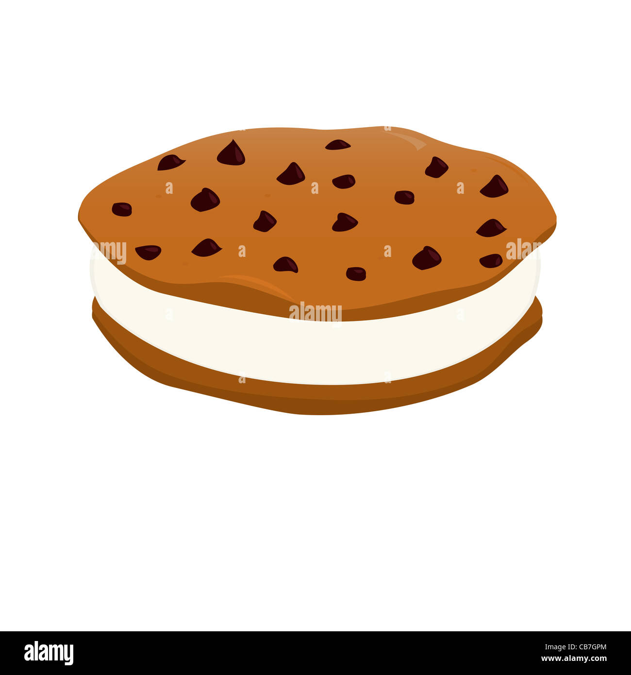 Chocolate Chip Ice Cream Sandwich Stock Photo Alamy Chocolate Chip Ice Cream Sandwich Stock Photo Alamy