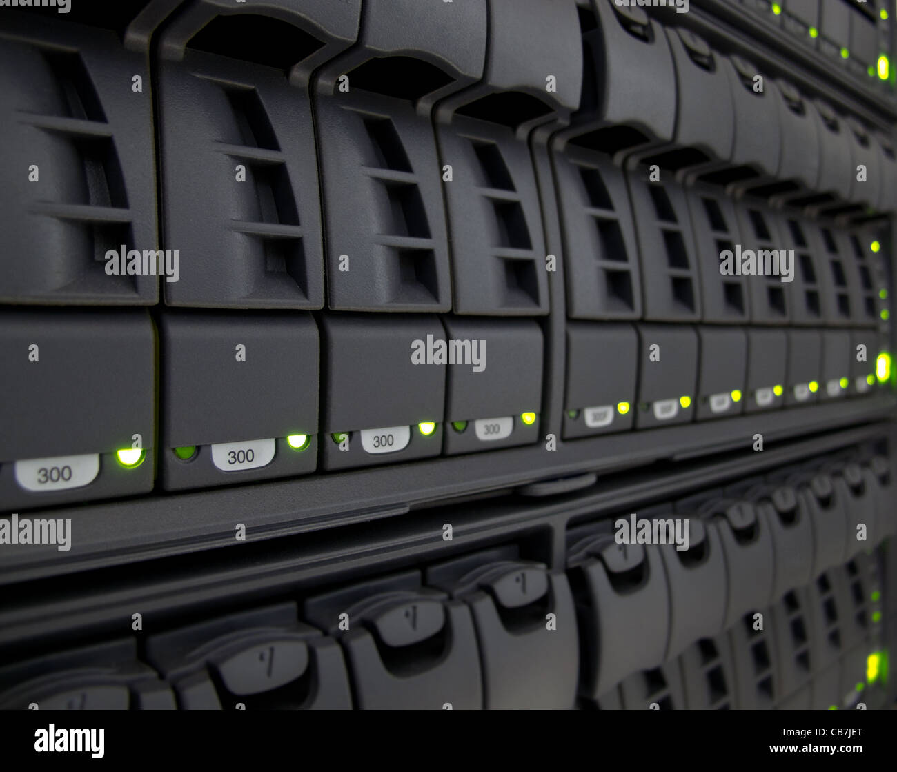modern corporate information storage system in new datacenter Stock