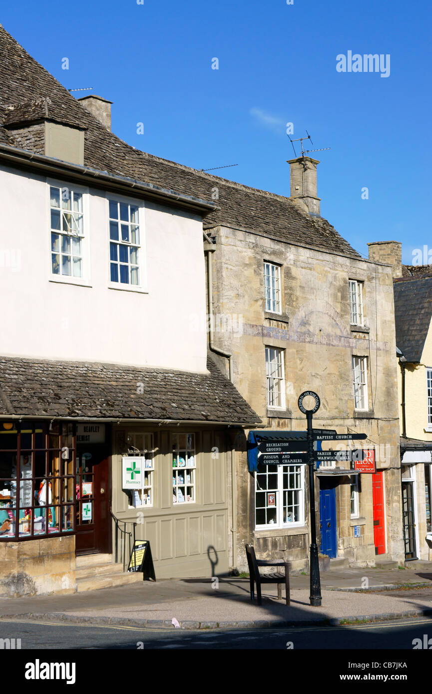Burford High Street, Oxfordshire, England Stock Photo Alamy