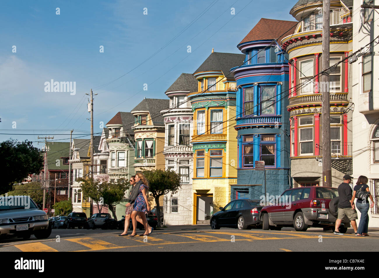 San Francisco Haight Street Ashbury California USA United States Stock Photo