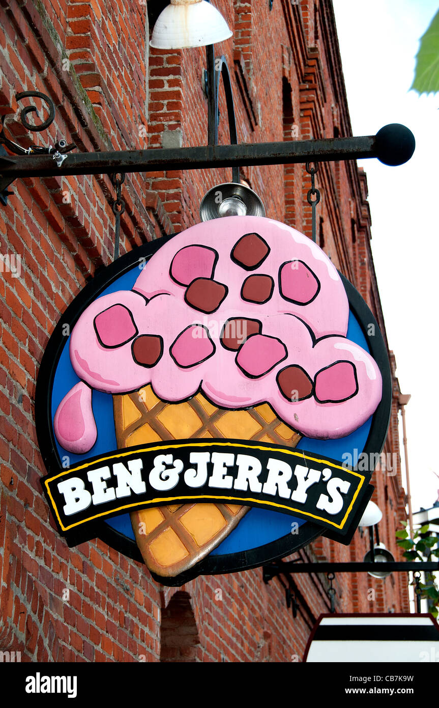 Ben & Jerry and Ice cream San Francisco California USA American United States of America Stock Photo
