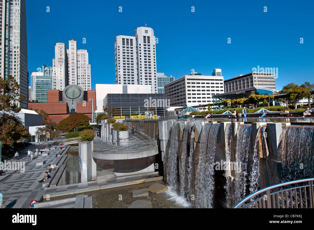 Yerba Buena Gardens cultural heart public parks 3-4 Mission and Folsom ...