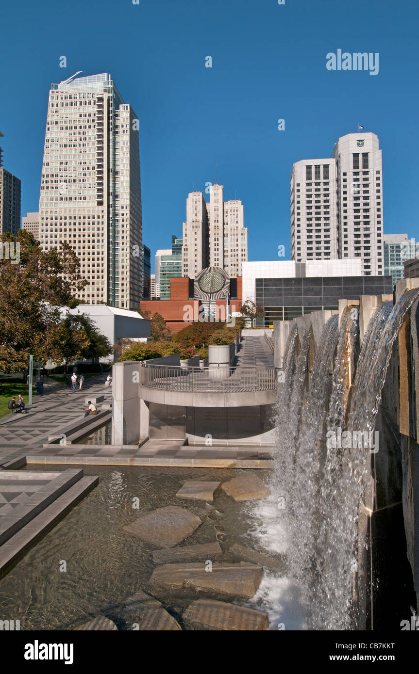 Yerba Buena Gardens cultural heart public parks 34 Mission and Folsom