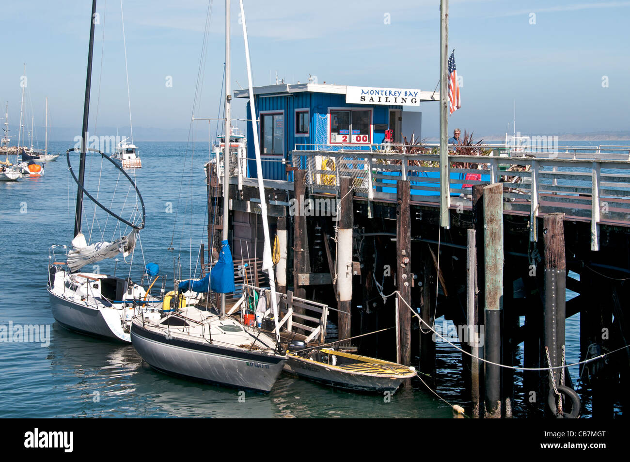 Monterey California Port Harbor USA American United States of America Stock Photo