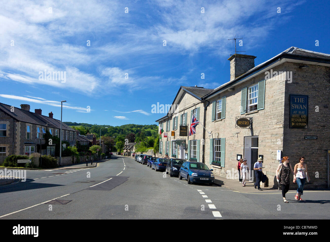 The Swan Hotel, HayonWye, Powys, Wales, Cymru, UK, United Kingdom, GB