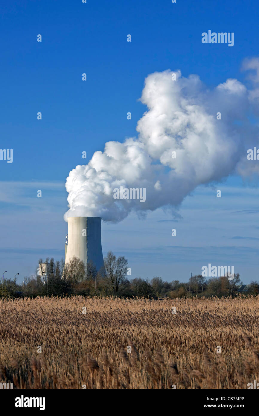 Rostock Power Station, a bituminous coal-fired combined heat and power plant in Germany Stock Photo