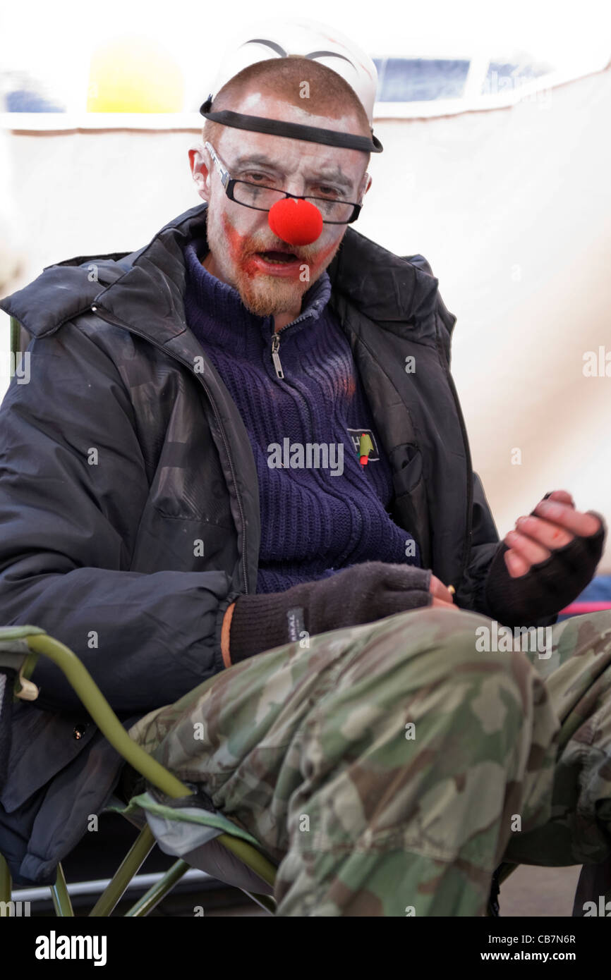 Clown Riots Clown protesters hi-res stock photography and images - Alamy