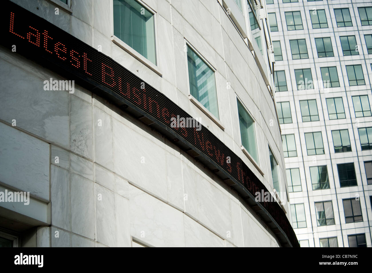 Lateste business news from Reuters in the city, ticker Stock Photo
