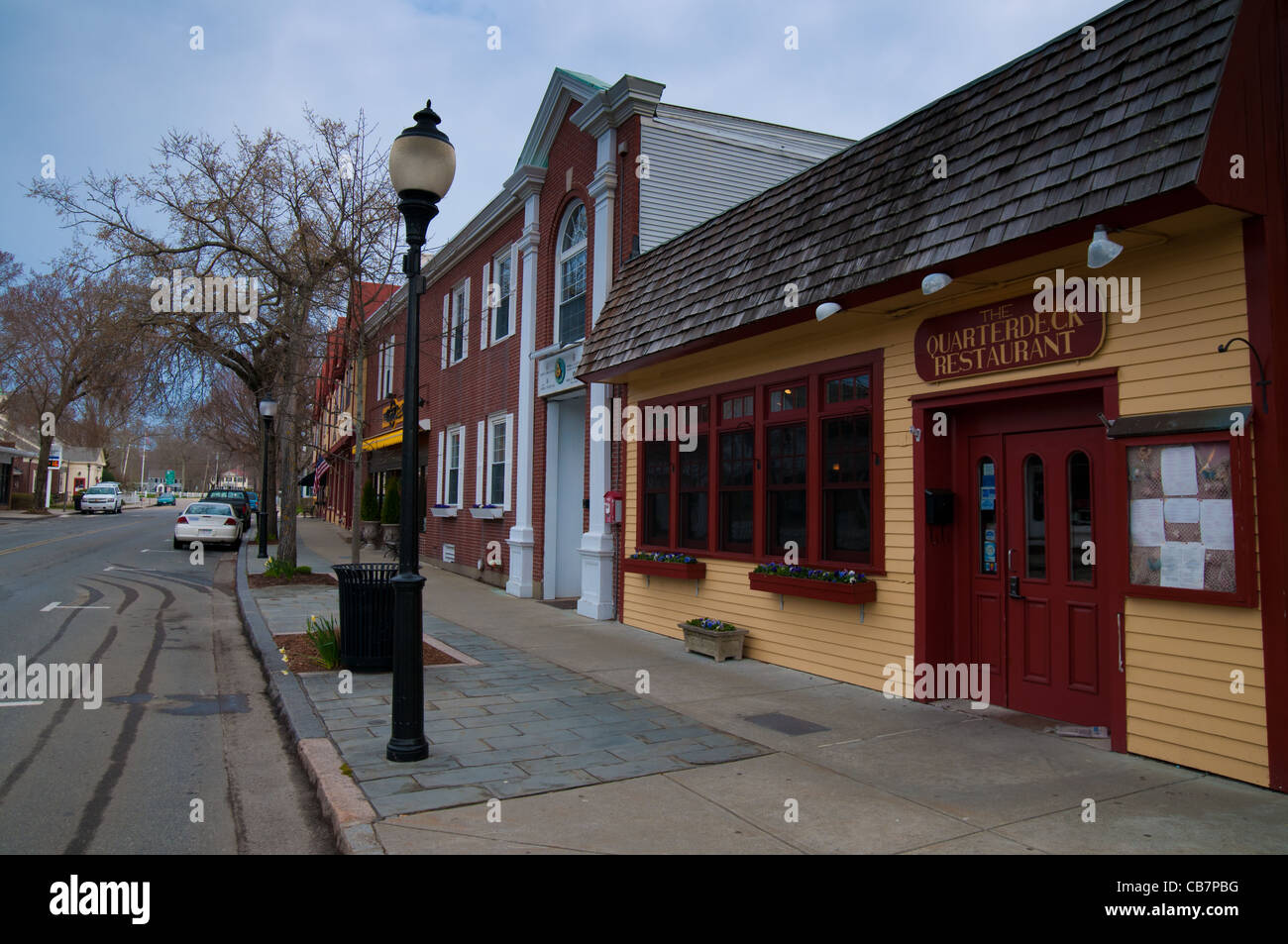 Quarterdeck Restaurant, Falmouth, Cape Cod Stock Photo Alamy