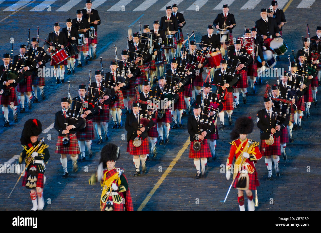Military band performing during the International Military Music